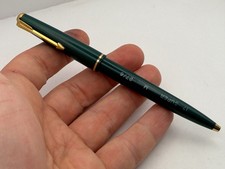 Rare Vintage Parker 17 Super Ballpoint Pen - Mint & Chalk Marked - Green & Gold