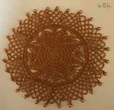 Crochet beaded jug cover