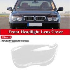 Left Side Headlight Headlamp Lens Cover Shell For BMW 730 760 E65 E66 2002-2005