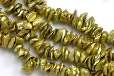 7mm Pear Green Centre-drilled