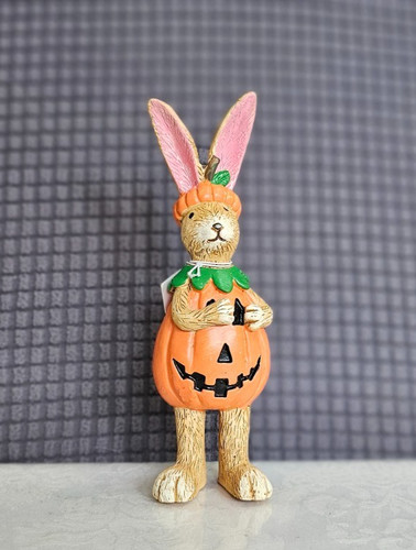 Jasper rabbit pumpkin figure - jasper,