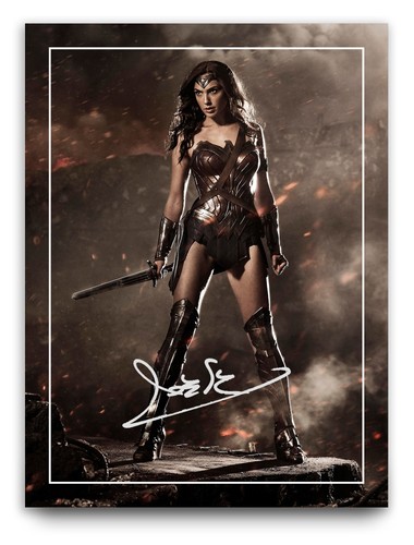 Gal gadot signed batman - signed,