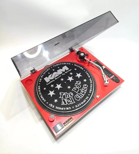 Kam studio turntable - dj, red