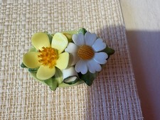 BNIB Charles Rose Porcelain Post Brooch, Ideal Gift