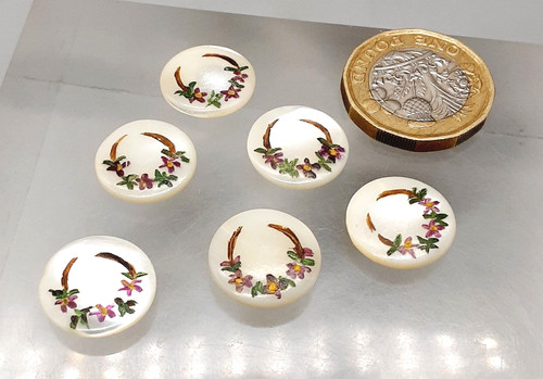 Vintage hand painted floral - vintage,