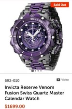 Invicta Reserve 52mm Venom