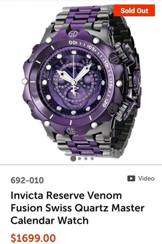 Invicta reserve 52mm venom - invicta,