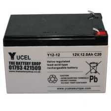 12 VOLT 12AH (as 14Ah & 15AH)
