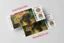 Hot Wheels Monster Trucks Live: Glow-N-Fire Ticket | Personalised Gift Reveal