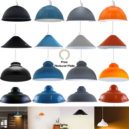 Vintage retro pendant shade - retro,
