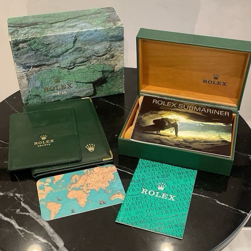 Rolex submariner vintage box - rolex,