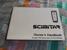 Reliant Scimitar SS1 Owner's