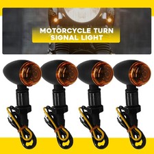 4PCS 12V BLACK Motorcycle Turn