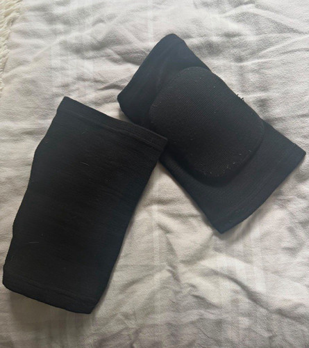 Black knee pads - knee, pair,