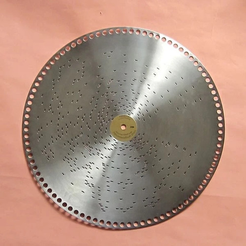 Hens music box disc - 1/2",