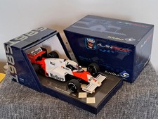 1985 F1 World Champion Alain Prost McLaren TAG MP2/B 1/18 Scale Model 
