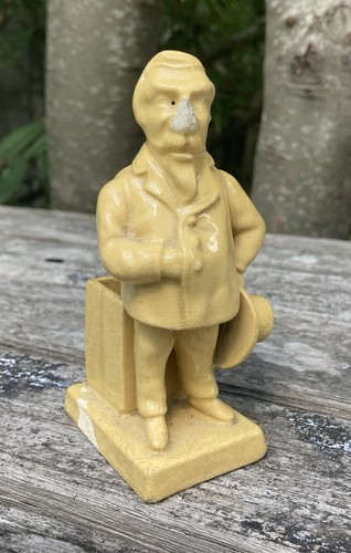 Antique yellow ware figural - yellow,