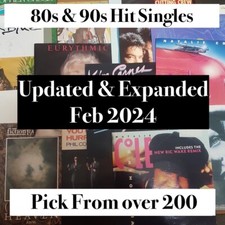 80s & 90s Quality 45rpm VINYL SINGLES - Pick from 220 records [all EX or MINT]