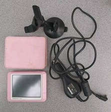 Garmin Nuvi 200 Pink Sat Nav Case Charger Sucker Holder 