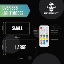 Personalised LED Bar Sign –