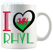 I Love Rhyl Mug Handmade Gifts