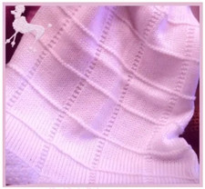 Knitting Pattern blanket cot