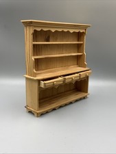 Dolls House Miniature 1:12 Hand Made Artisan Kitchen Furniture Dresser Hutch 