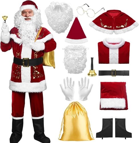 Mens deluxe santa claus - deluxe,