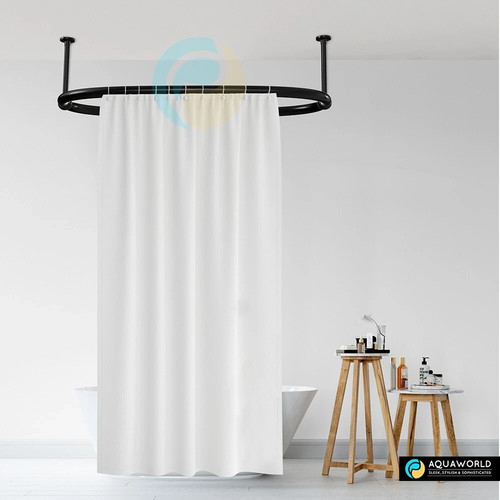 Aquaworld shower curtain - aquaworld-shower, rail