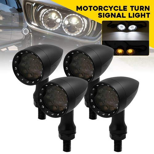 Bullet turn signal amber - 4x,