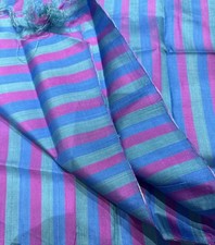Thai Striped Silk Blue Purple
