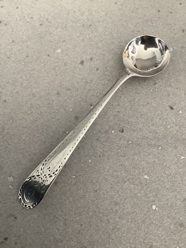 Georgian sterling silver salt - georgian,