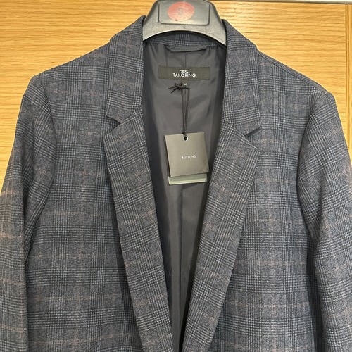 Next tailoring navy check - tailoring,
