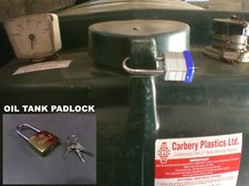 Oil tank padlock - tank,