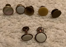 Vintage Odd job lot shirt studs Tie Pin X 7