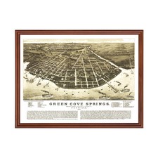 Old Map of Green Cove Springs