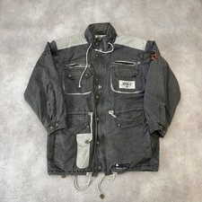 Los Angeles Kings Campri Jacket Mens Medum Vintage NHL Coat, Grey