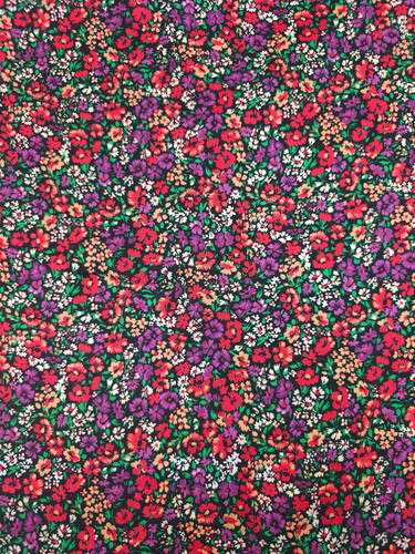 Purple red ditsy floral bloom - floral,