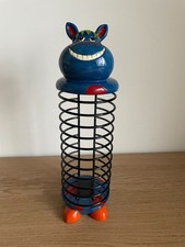 Hippo CD Stand Rack Tower Storage - Ceramic and Metal - Holds 10