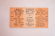 Railway Ticket GWR Rail River