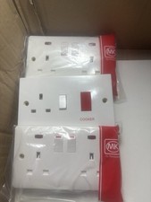 MK 2 Gang Double Sockets With
