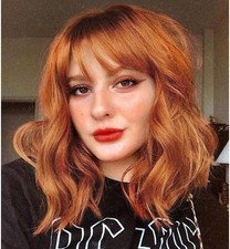 Short Bob Ginger Wig with