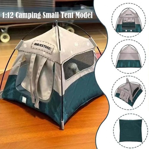 Scale miniature doll tent - miniature,