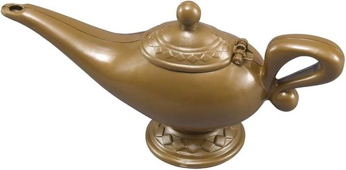 Arabian genie gold lamp fancy - genie,