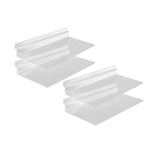 Pcs clear wall shelves shoe - 4,