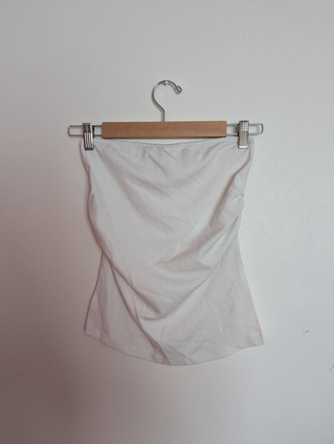 Bershka white bandeau - white,