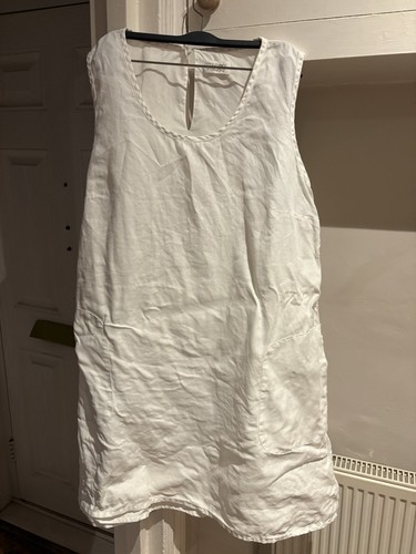 Toast white linen - linen, dress