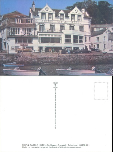 Postcard ship castle hotel - castle,