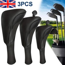 3Pcs Golf Club Head Covers Set