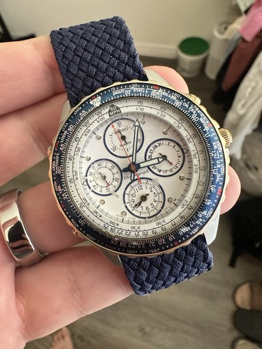Mens seiko flightmaster - z,